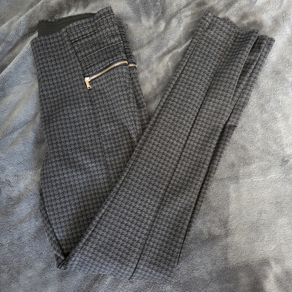 Lily Morgan Pants - Women's Gray Houndstooth Pants